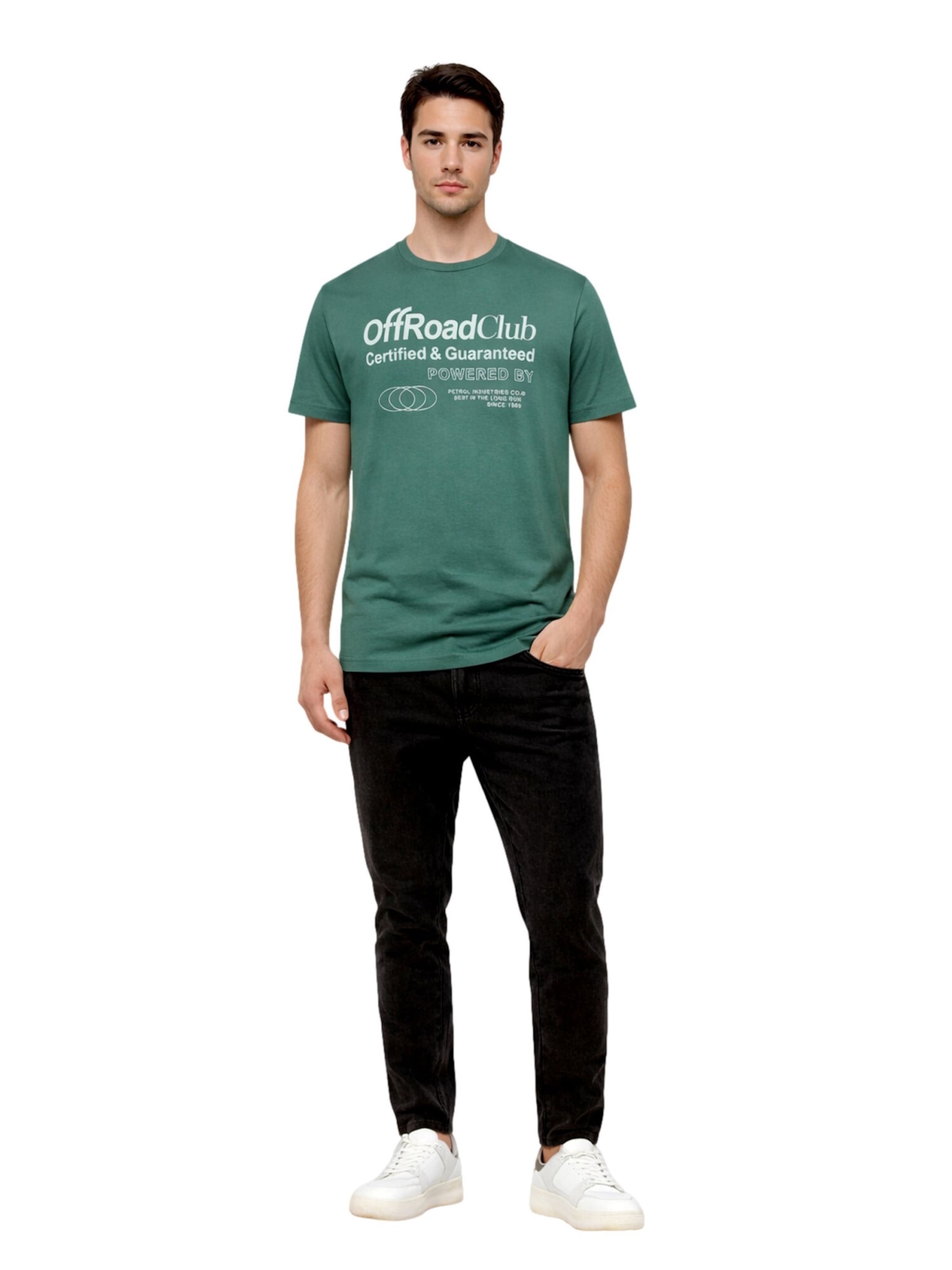 T-Shirt Petrol Industries en vert