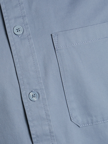 JACK & JONES Regular fit Button Up Shirt 'COLLECTIVE' in Blue