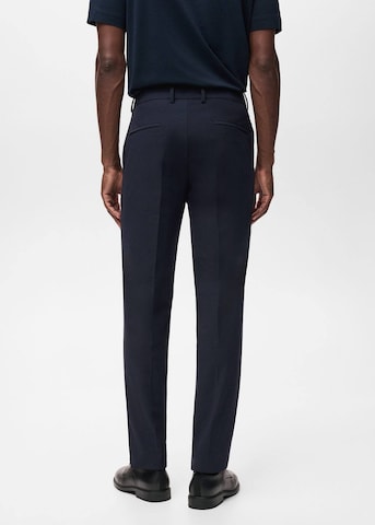 MANGO MAN Slimfit Hose 'Zurich' in Blau