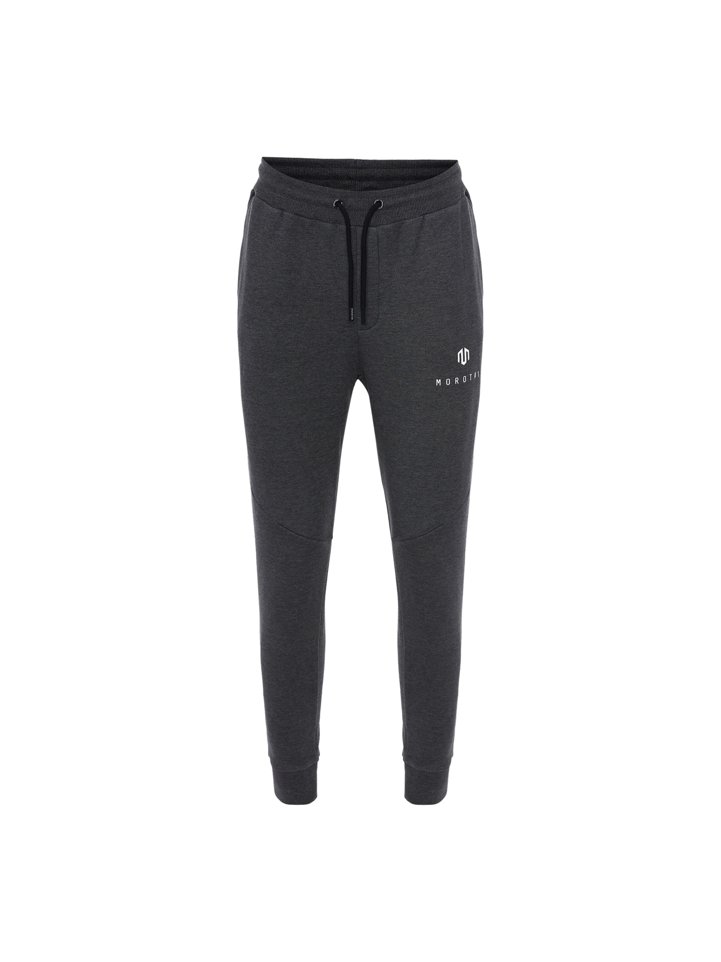 Effilé Pantalon de sport 'CORPORATE' MOROTAI en gris : devant