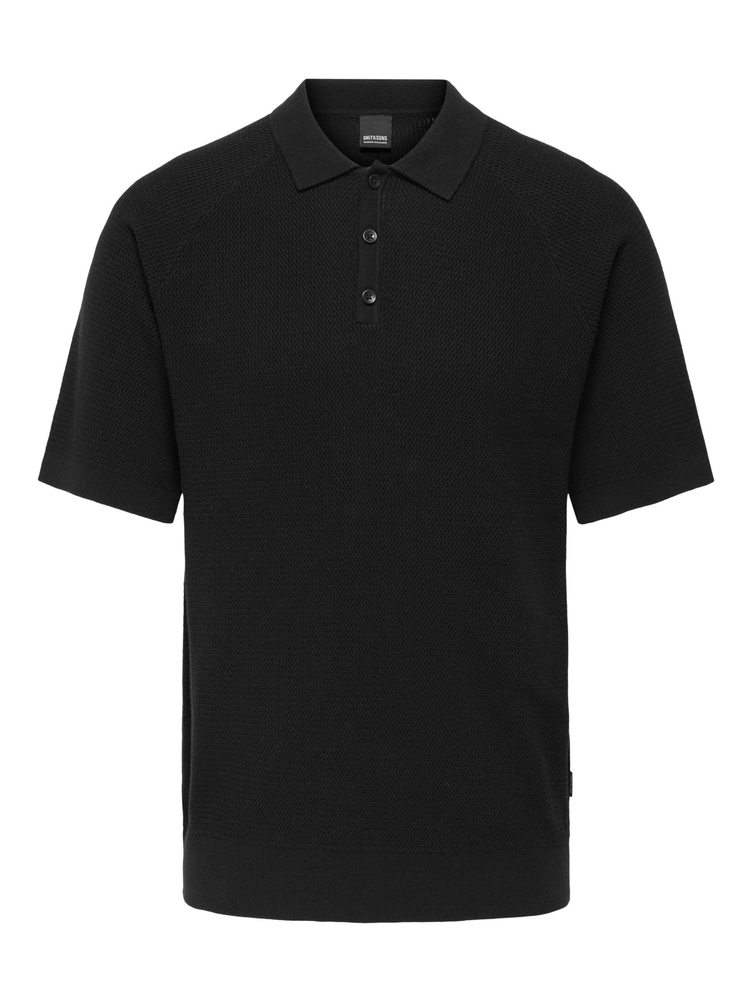 Only & Sons Shirt  'James' in Schwarz: Vorderseite