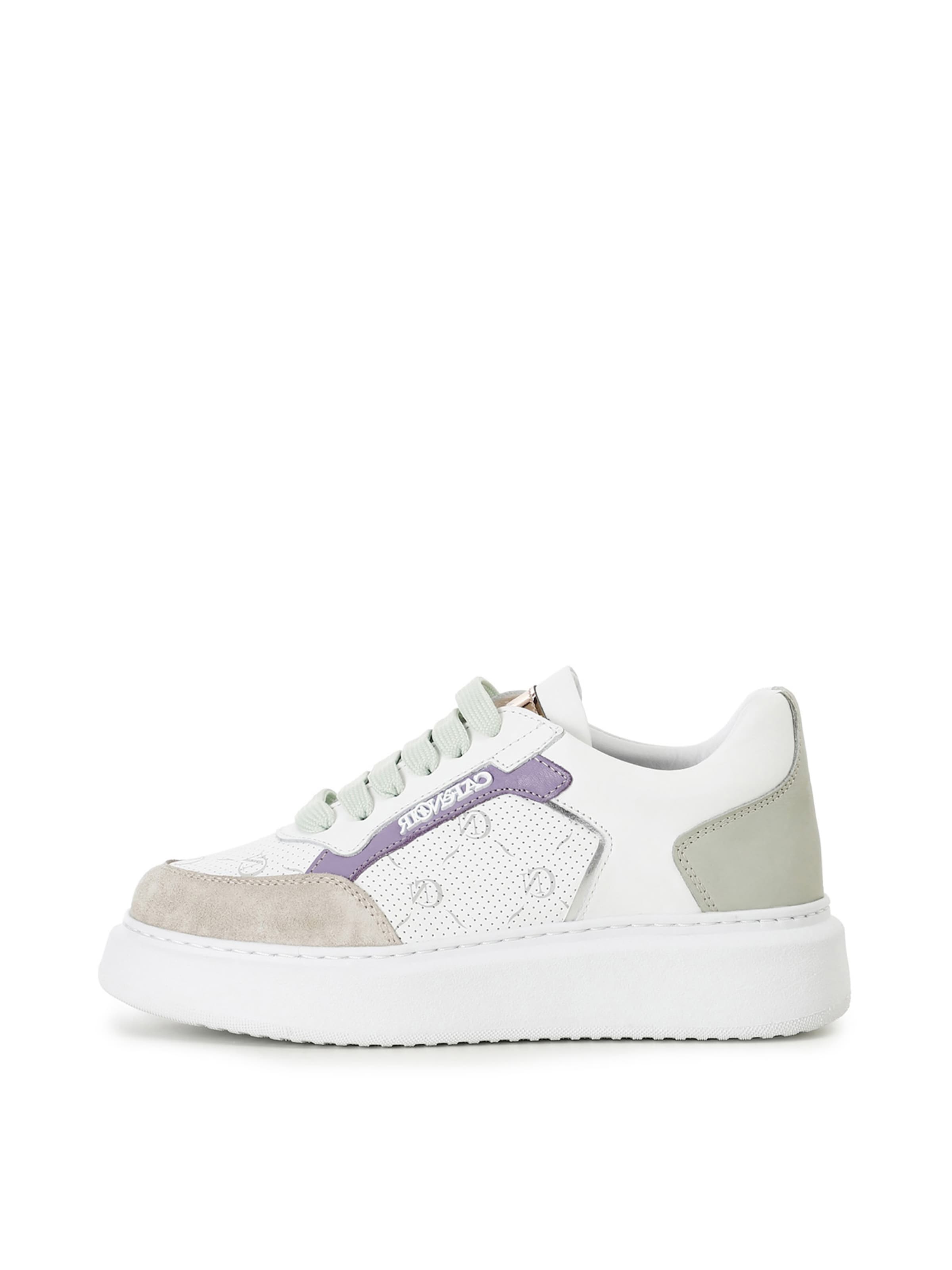 CAFè NOIR Sneakers laag in de kleur Groen / Gemengde kleuren, Productweergave