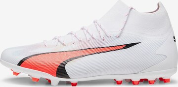 Chaussure de foot 'Ultra Pro' PUMA en blanc : devant