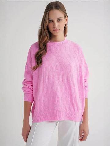 Pull-over 'Pullover' MixRay en rose : devant