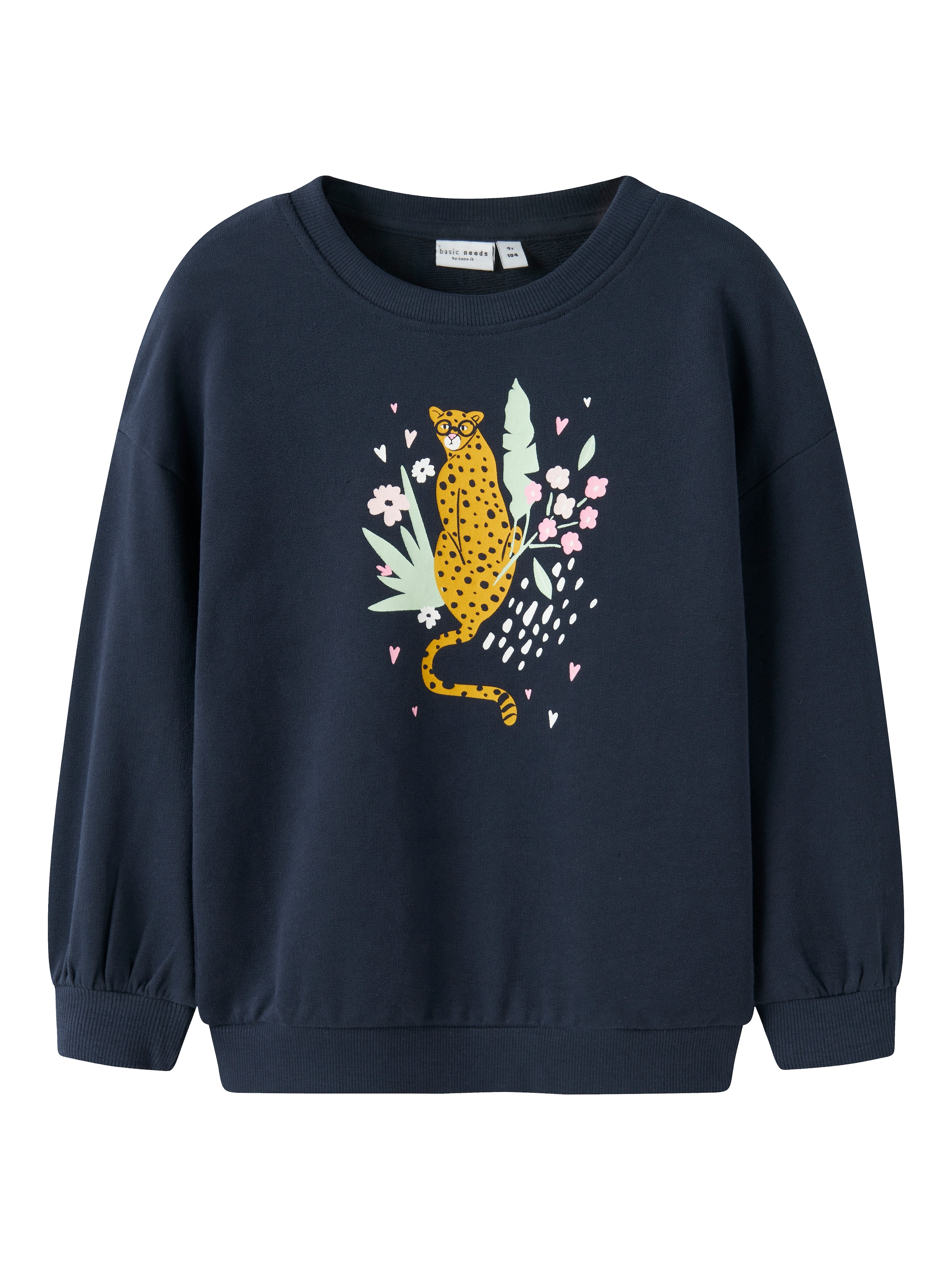 NAME IT Mikina 'NMFVALONA' – modrá: přední strana