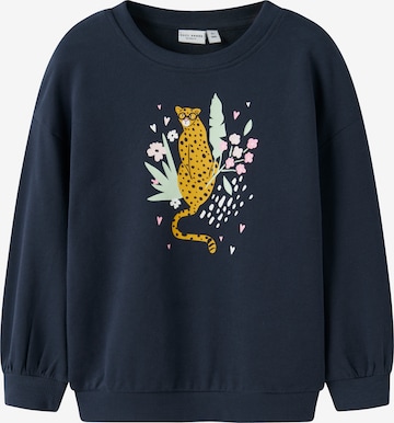 NAME IT Sweatshirt 'NMFVALONA' in Blue: front