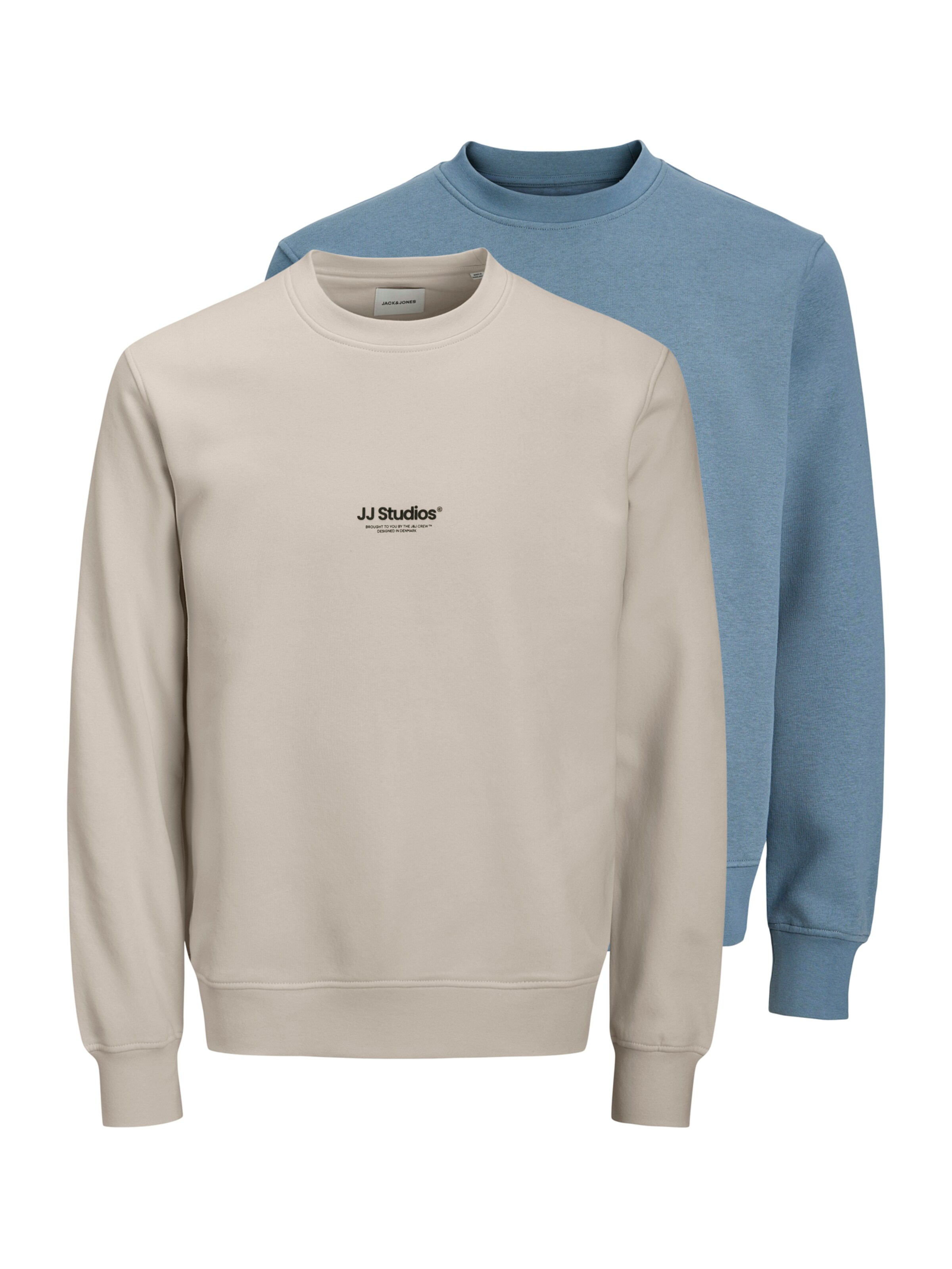 Sweat-shirt 'JJESOHO' JACK & JONES en bleu : devant
