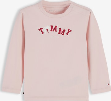 T-Shirt TOMMY HILFIGER en rose : devant