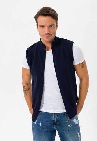 Jimmy Sanders Strickjacke in Blau