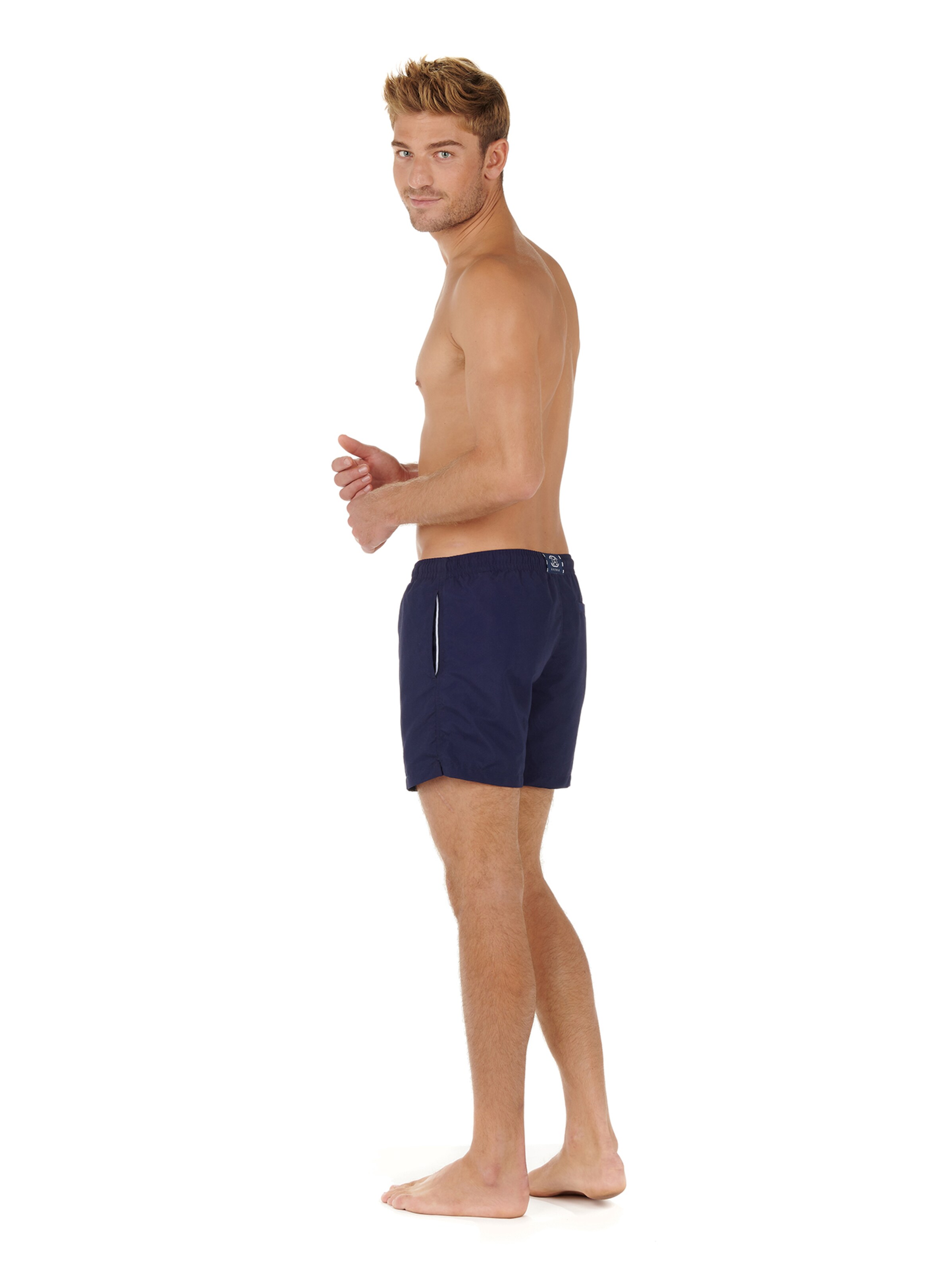 HOM Swimming shorts ' Sea Life ' in Blue