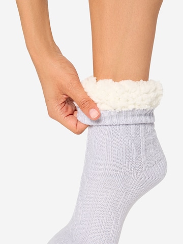 Nur Die Sokken ' Flausch Socken ' in Grijs