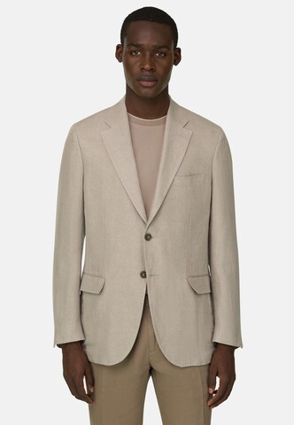 Coupe regular Veste de costume Boggi Milano en beige : devant
