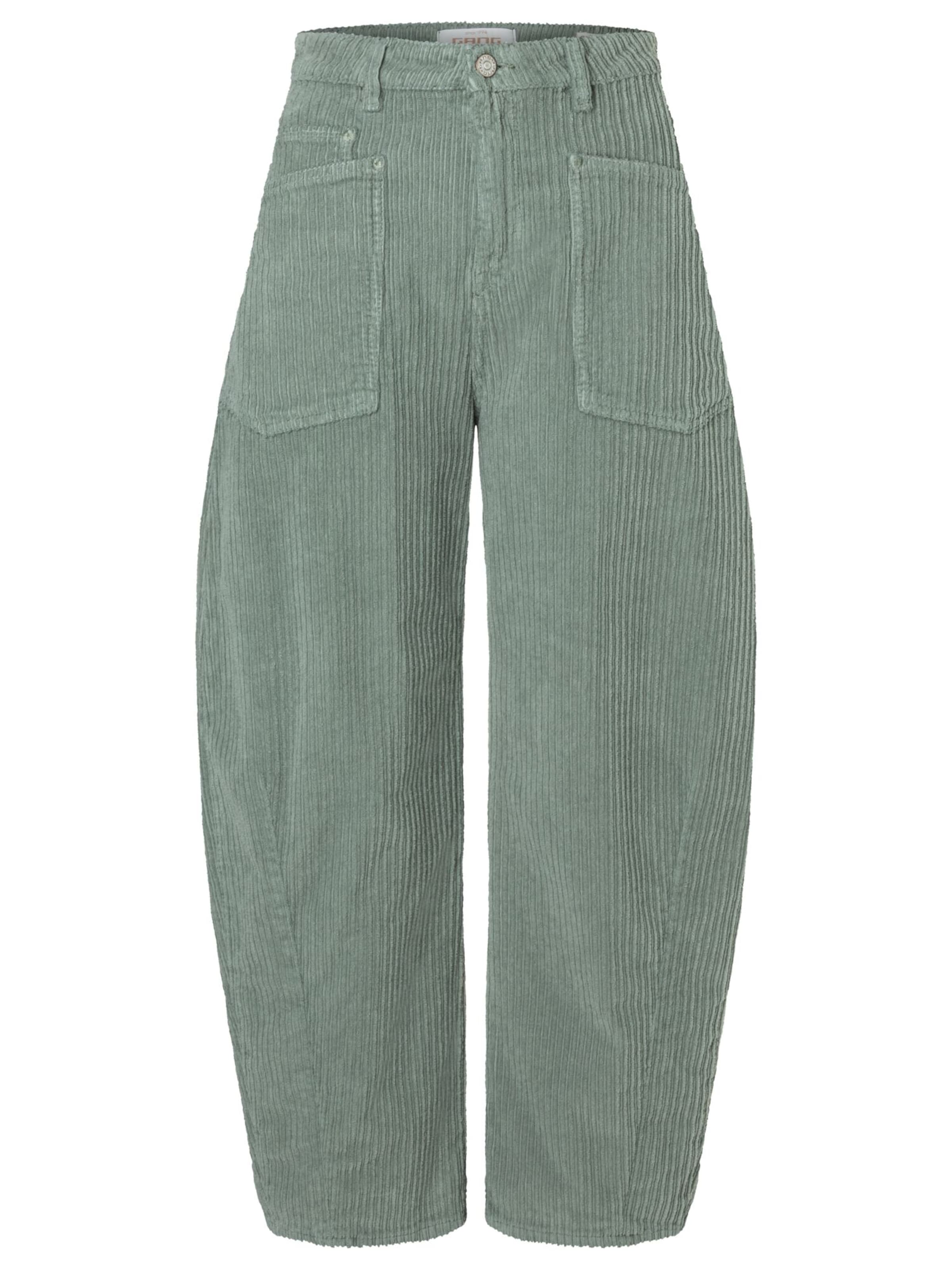 Pantalon '94ODINA ' Gang en vert : devant