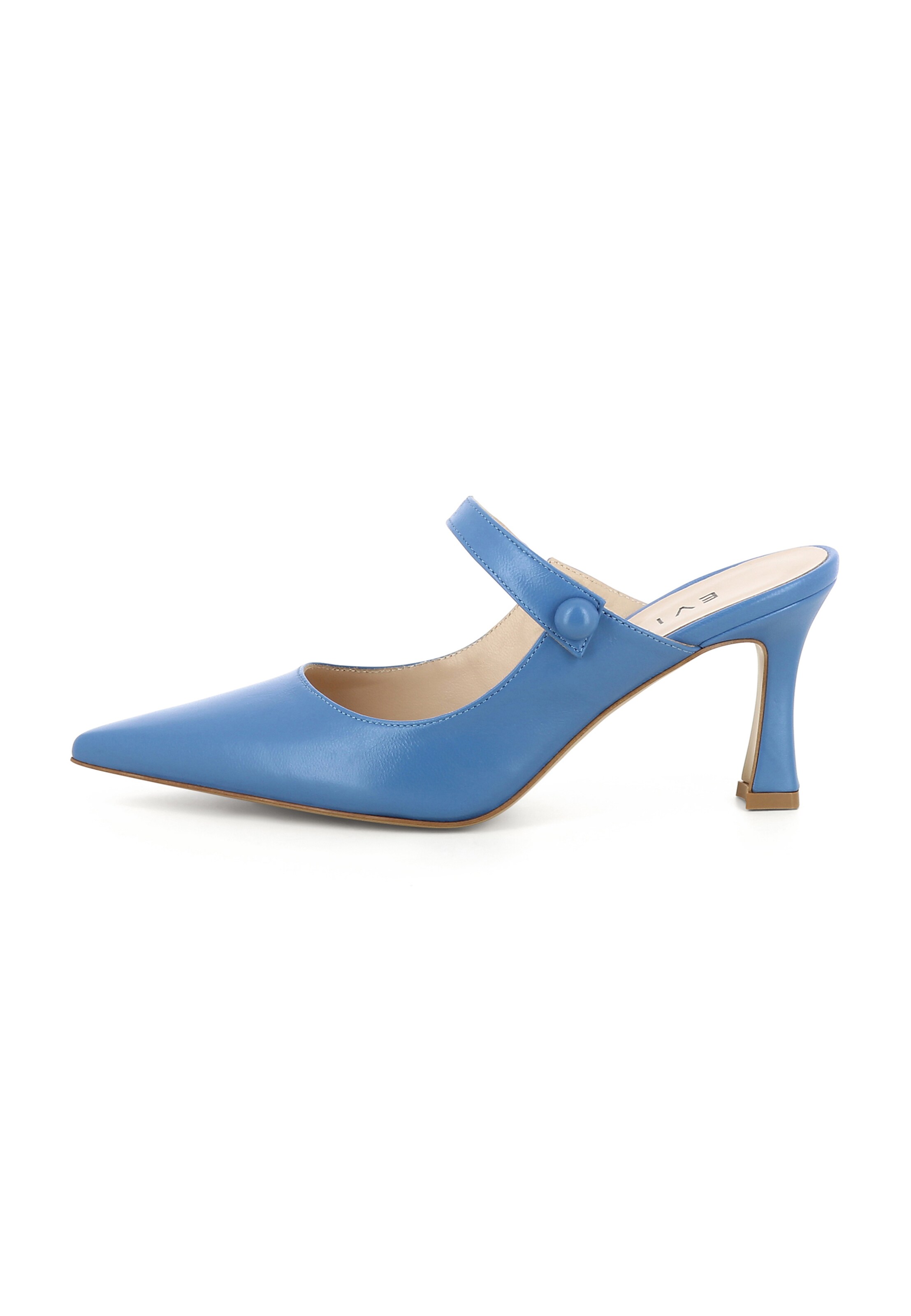 EVITA Mule 'PENELOPE' in Blue: front