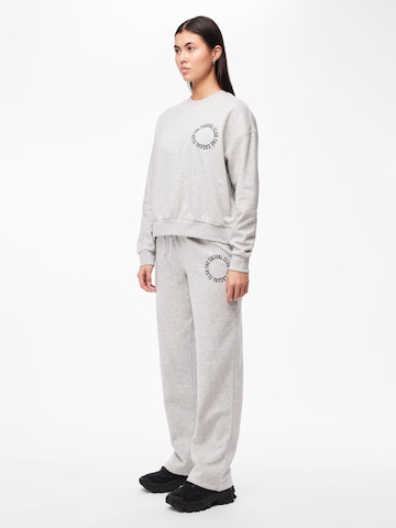 PIECES Loosefit Hose 'JYLLO' in Grau