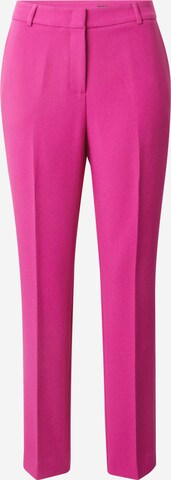 Pantaloni con piega frontale di COMMA in rosa: frontale