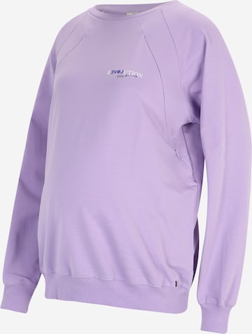 LOVE2WAIT Sweatshirt in Purple: front