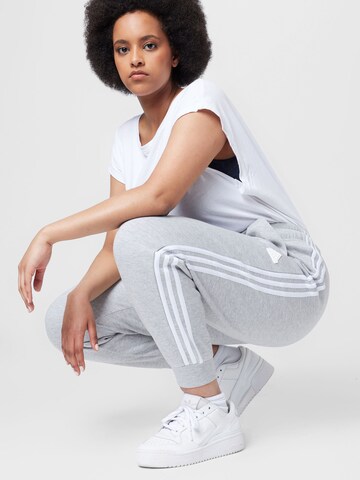 ADIDAS SPORTSWEAR Zúžený Sportovní kalhoty 'Future Icons 3-Stripes  ' – šedá