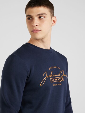JACK & JONES Sweatshirt 'JJFERRIS' in Blue