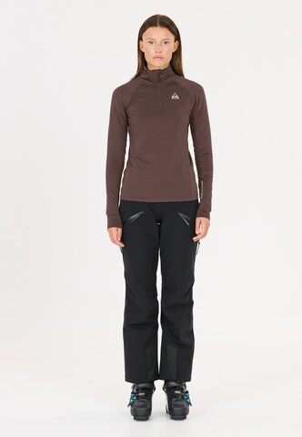 SOS Functioneel shirt 'Stratos' in Bruin
