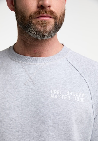 Sweat-shirt 'Bridgeport' DreiMaster Maritim en gris