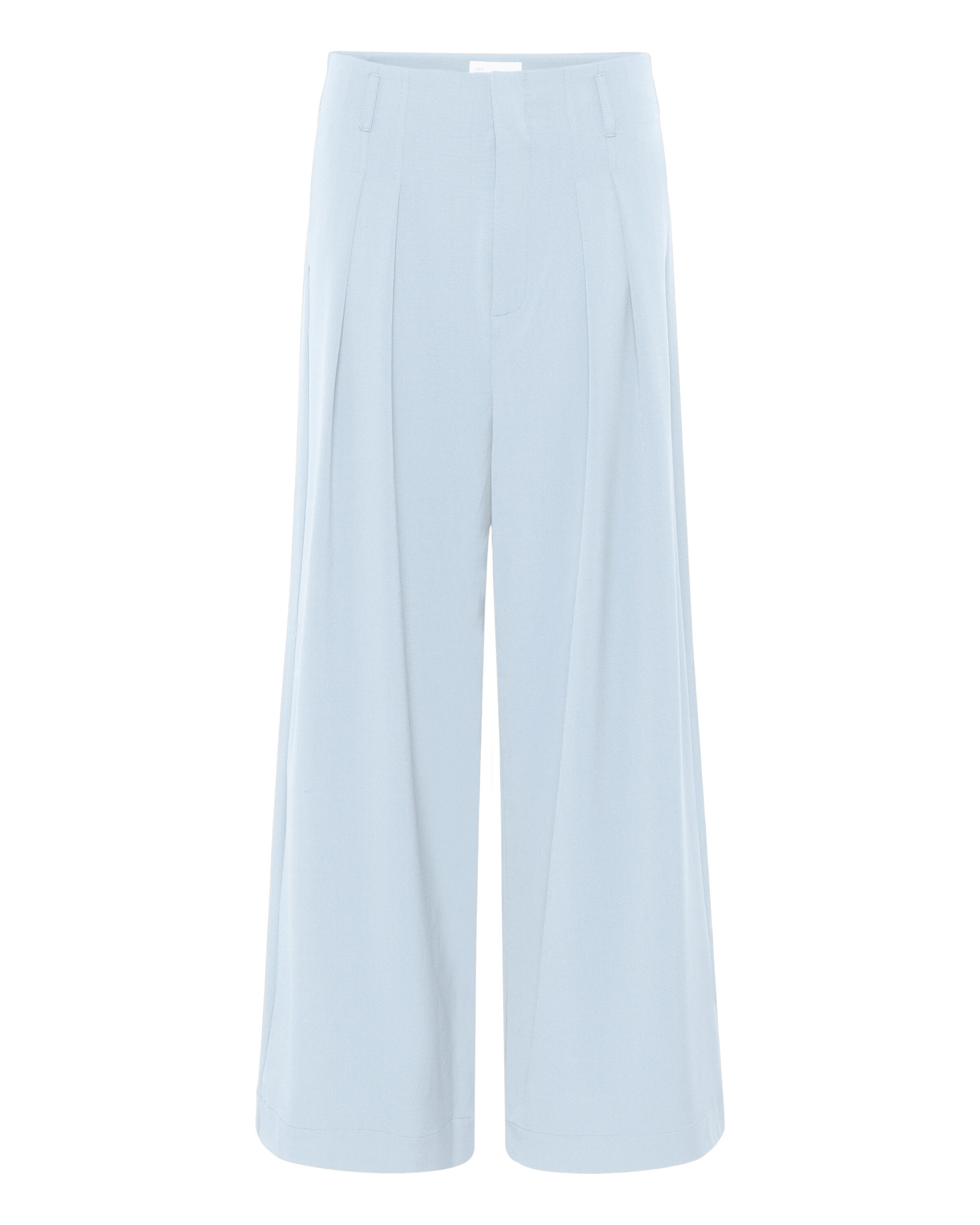 My Essential Wardrobe Bandplooibroek 'MWHace' in de kleur Lichtblauw, Productweergave