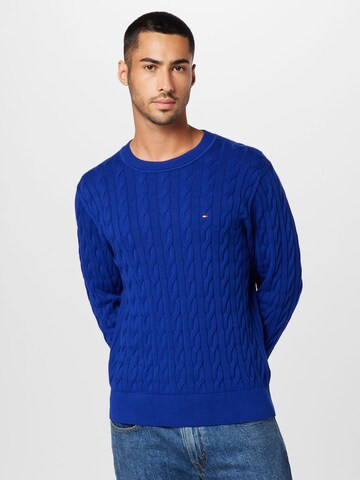 Pull-over 'Classics' TOMMY HILFIGER en bleu : devant