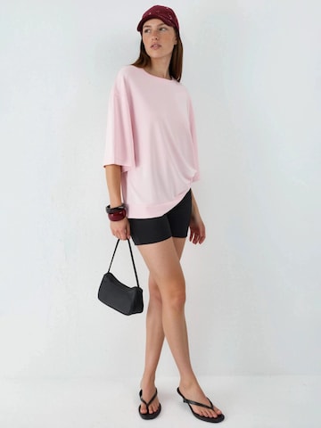 Maglia extra large di Busem in rosa
