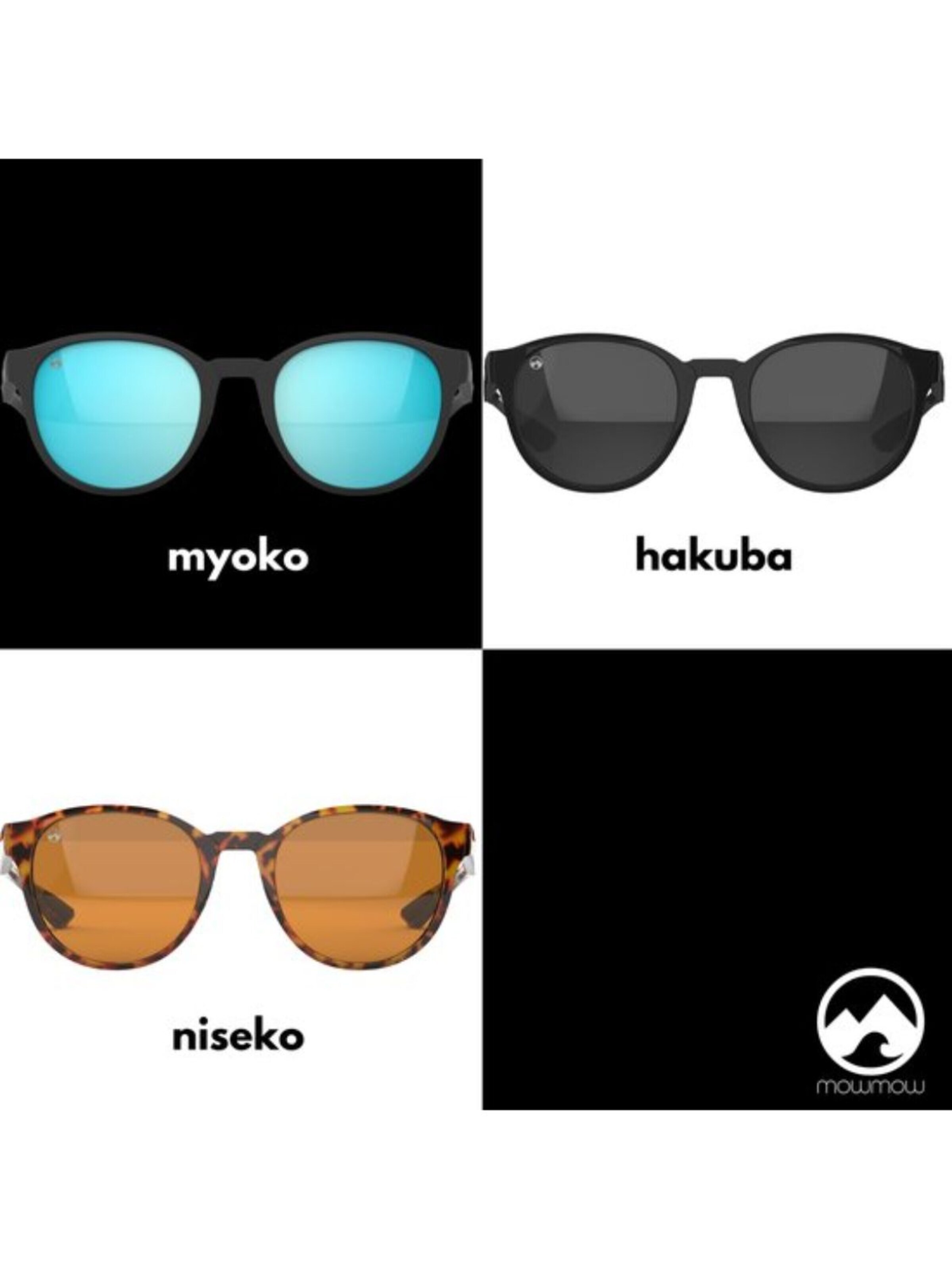 Mowmow Sportsonnenbrille 'MowMow Niseko Sunglasses - Polarized - Men - Women' in Braun