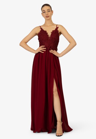 Kraimod - Vestido de festa em vermelho: frente