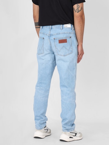 WRANGLER Tapered Jeans 'RIVER Light & Soft Denim'‌‌‌‌‌ in Blau