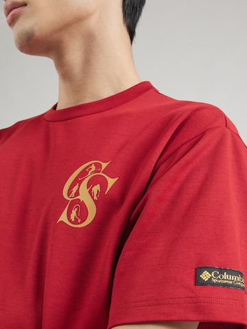 COLUMBIA Functioneel shirt 'CSC™ Heritage' in Rood