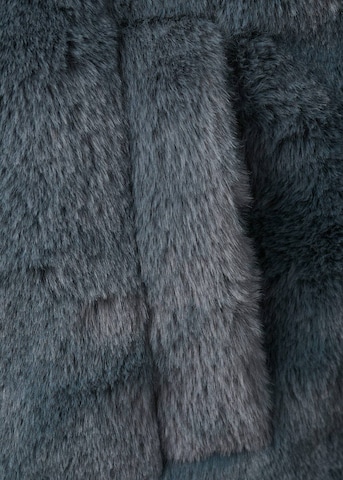 MANGO TEEN Mantel 'Fluffy' in Grau