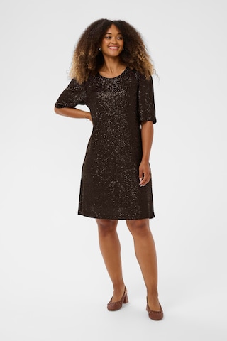 Cream Dress in Brown