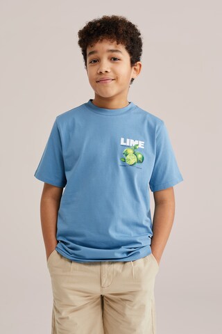 WE Fashion Shirt in Blauw: voorkant