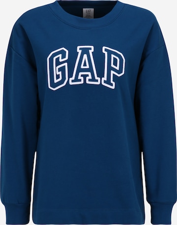 Gap Petite Sweatshirt in Blue: front