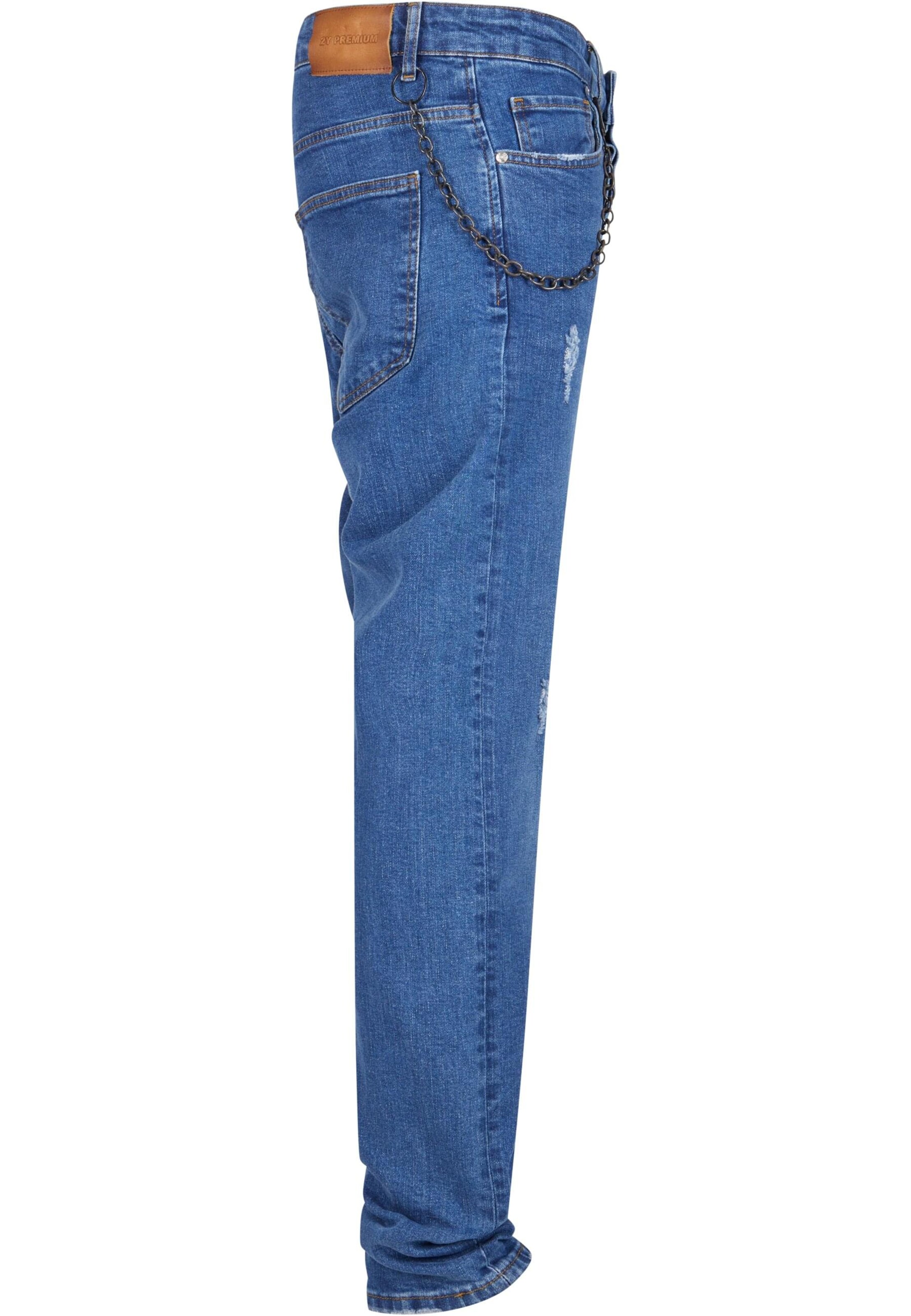 2Y Premium Regular Jeans in Blauw