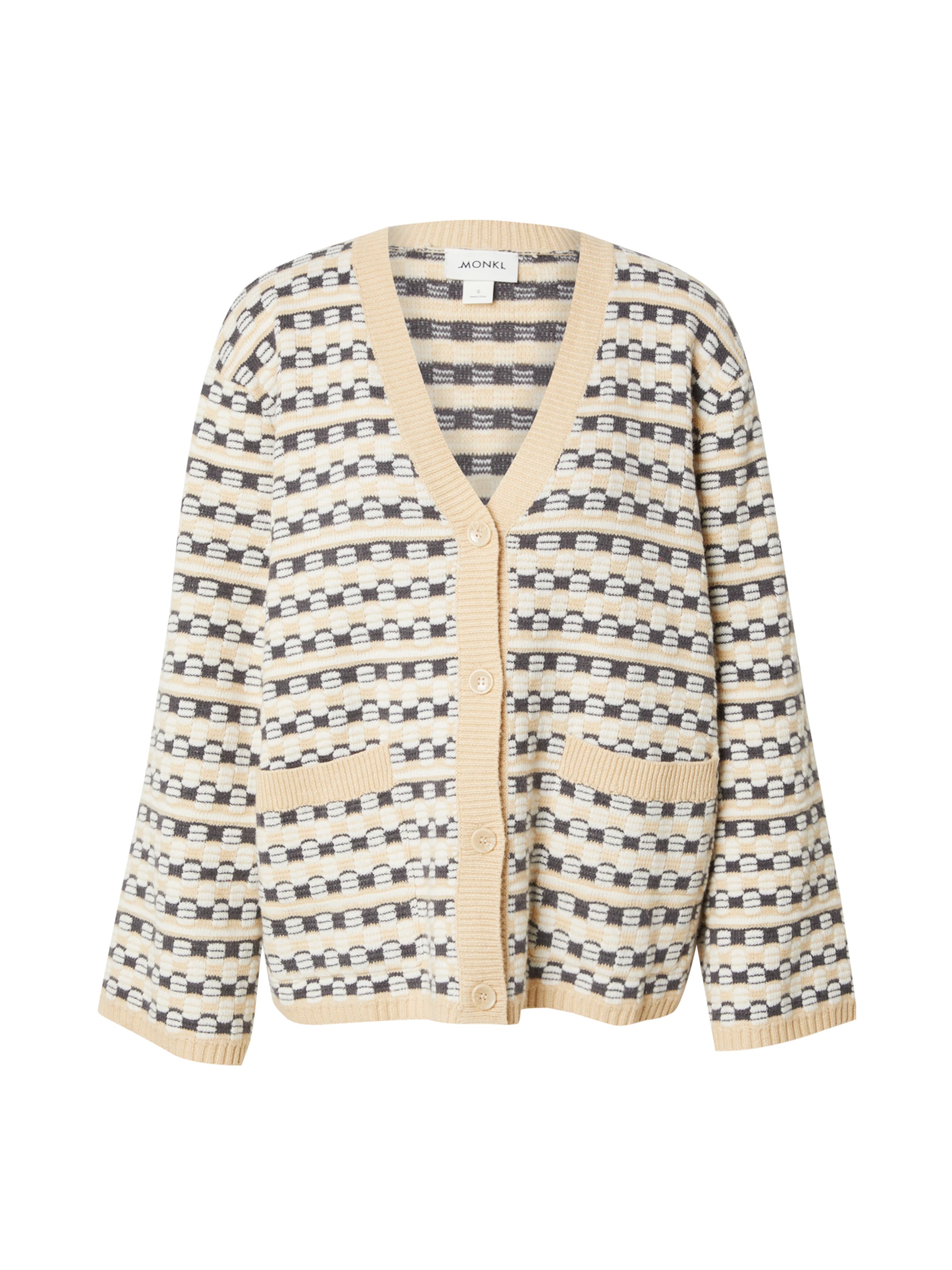 Monki Strickjacke in Beige: Vorderseite