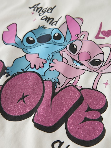 NAME IT T-Shirt 'NKFDYMIR STITCH' in Weiß