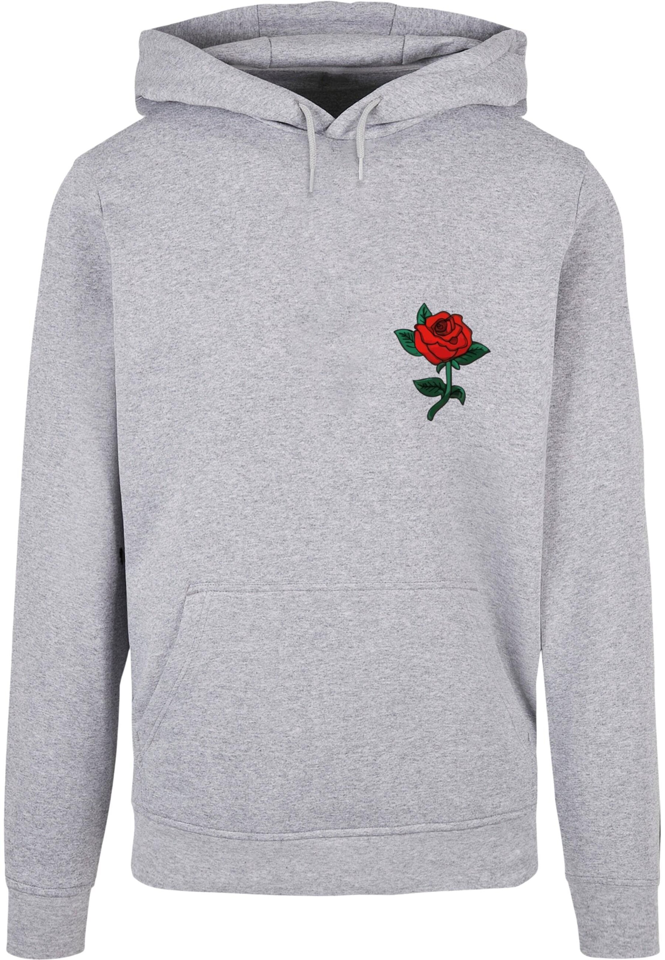 Felpa 'Rose' di Mister Tee in grigio: frontale