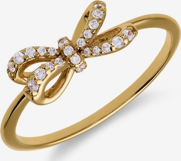 Lucardi Ring in Goud: voorkant