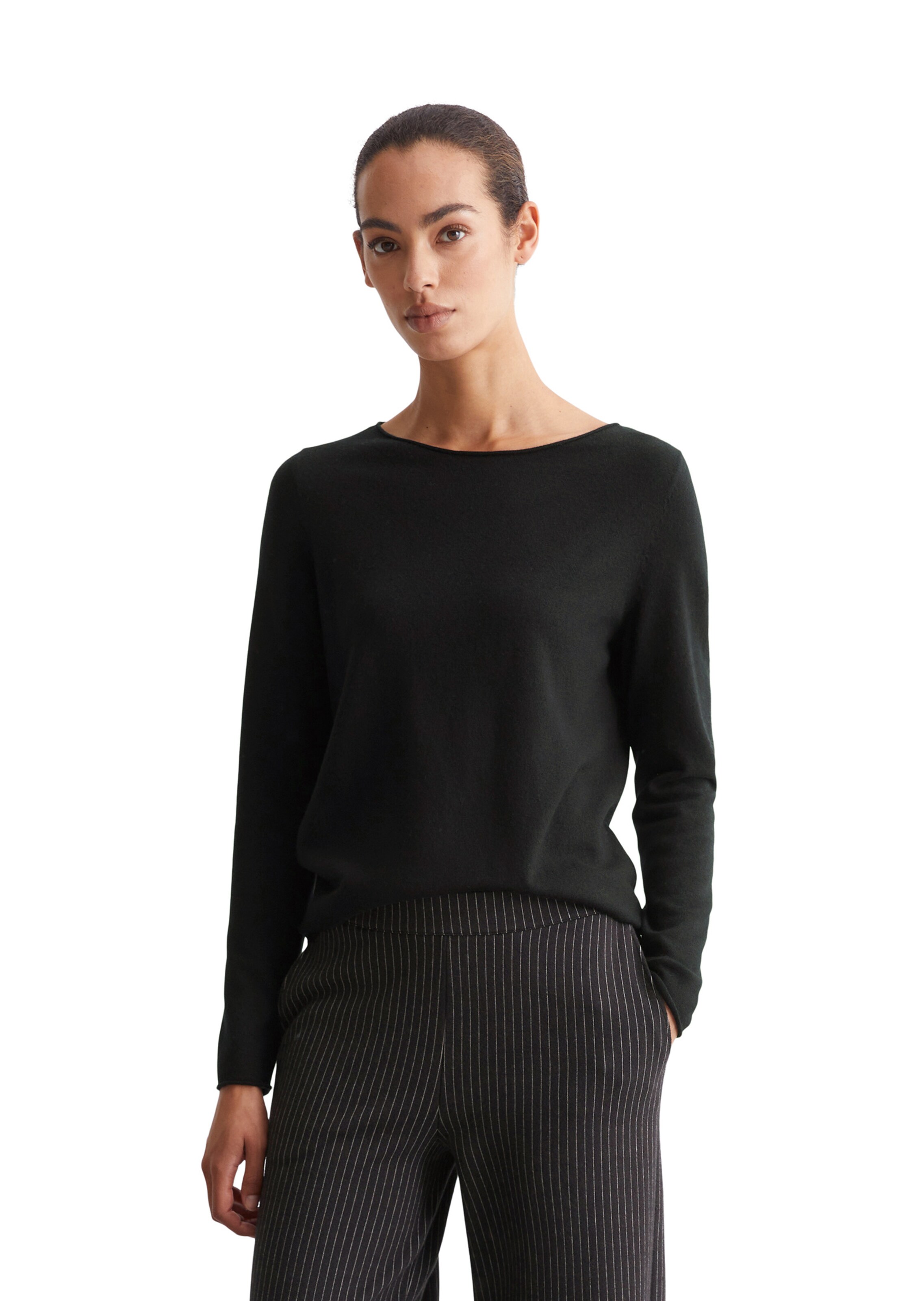 Marc O'Polo Sweater in Black: front