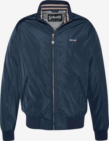 Schott NYC Between-Season Jacket in Blue: front