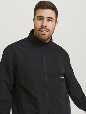 Jack & Jones Plus Performance Jacket in Black