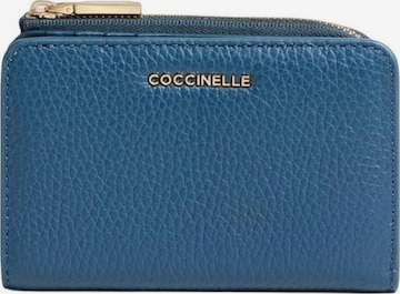 Coccinelle Portemonnaie 'COCCINELLE METALLIC 26 95' in Blau: Vorderseite