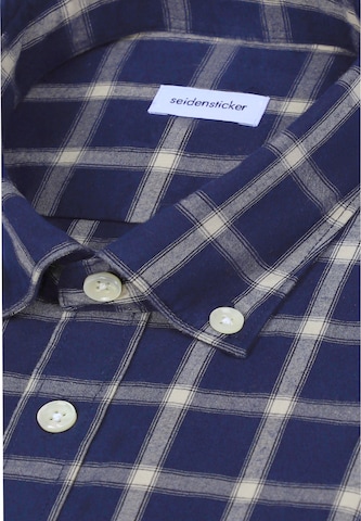 Coupe regular Chemise SEIDENSTICKER en bleu