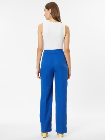 Dorothy Perkins Wide leg Bandplooibroek in Blauw