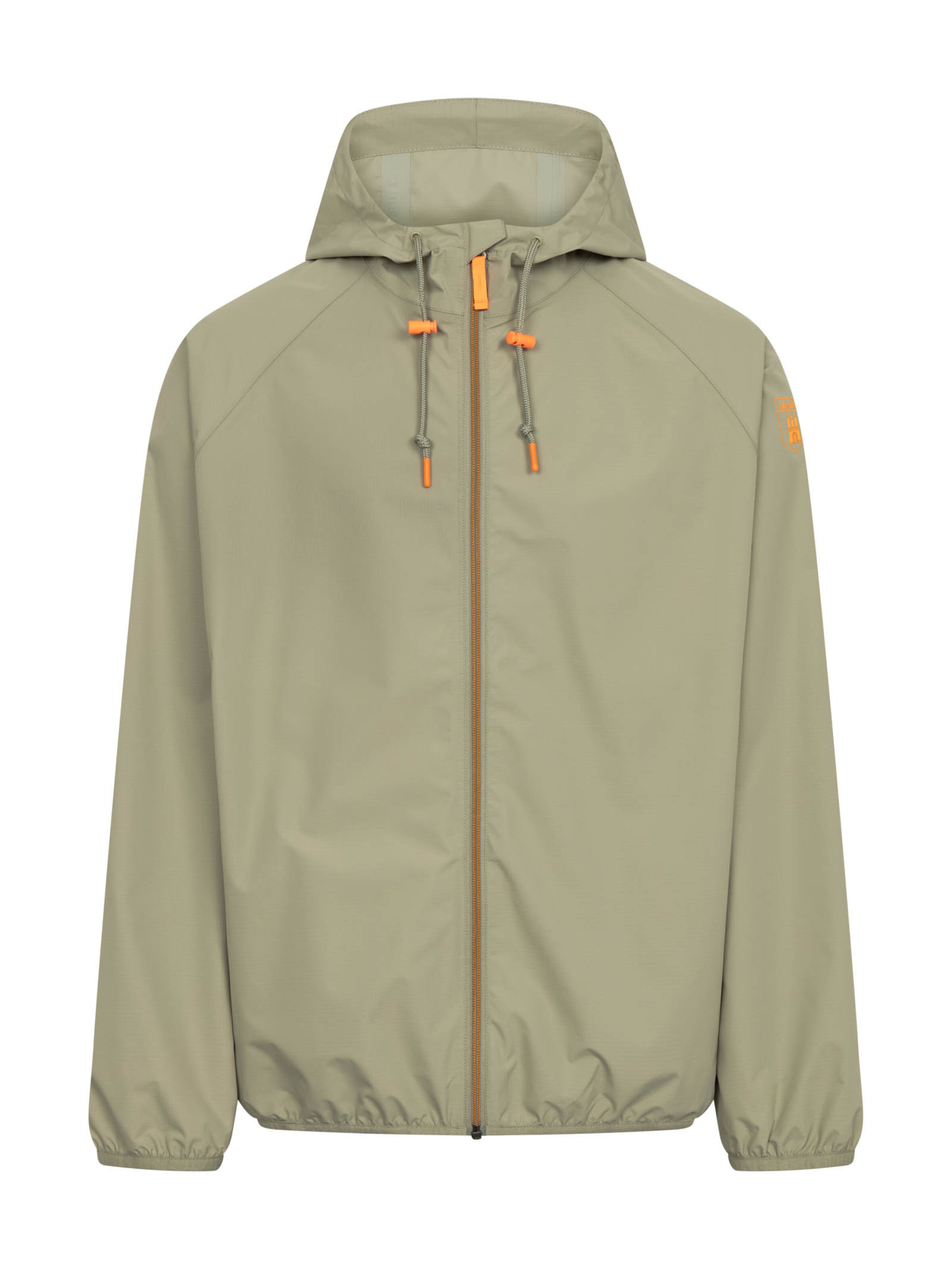 Derbe Performance Jacket 'Packby' in Green: front