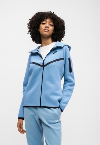 Veste de survêtement 'TCH FLC 2' Nike Sportswear en bleu