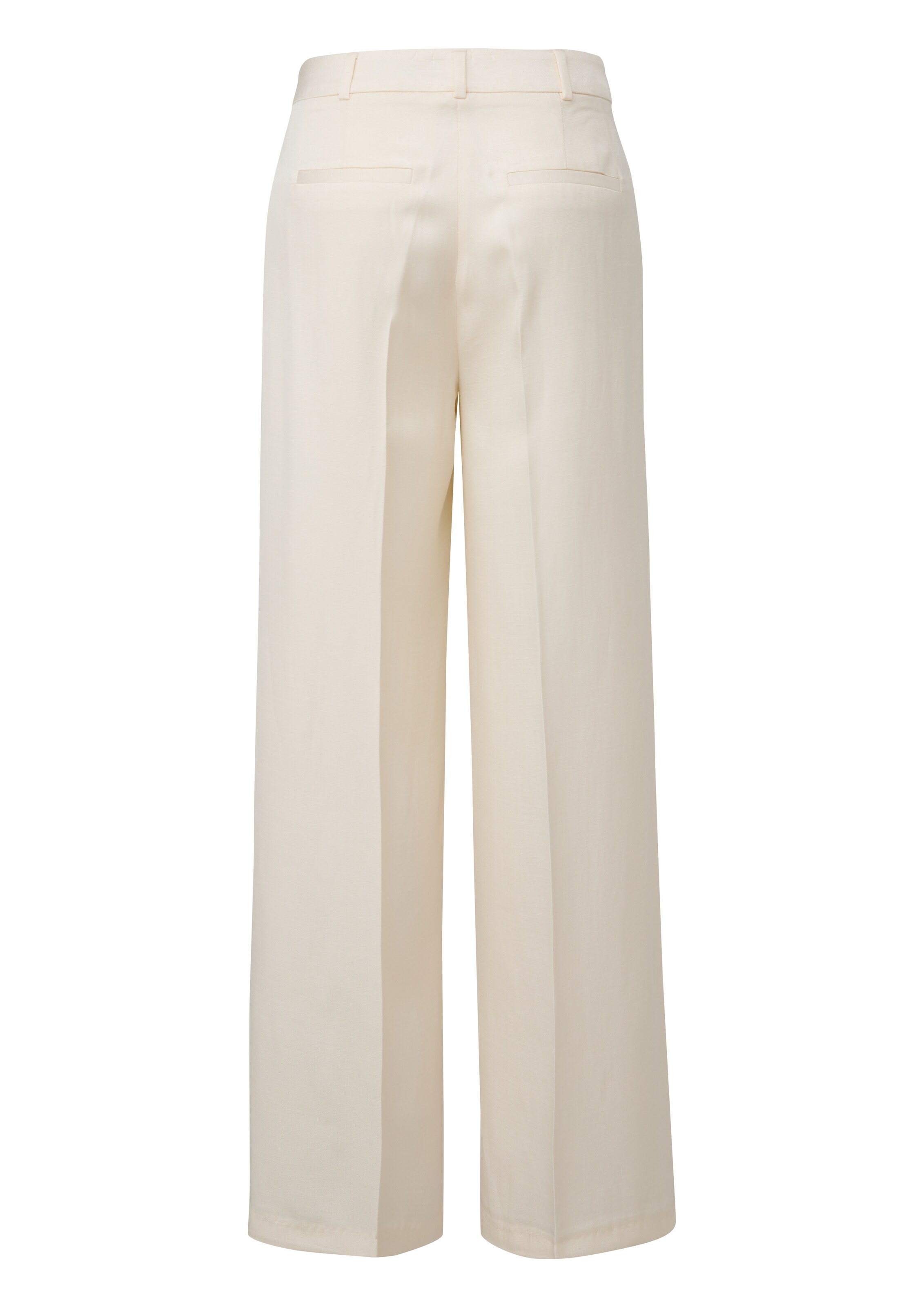 COMMA Wide leg Pantalon in Wit